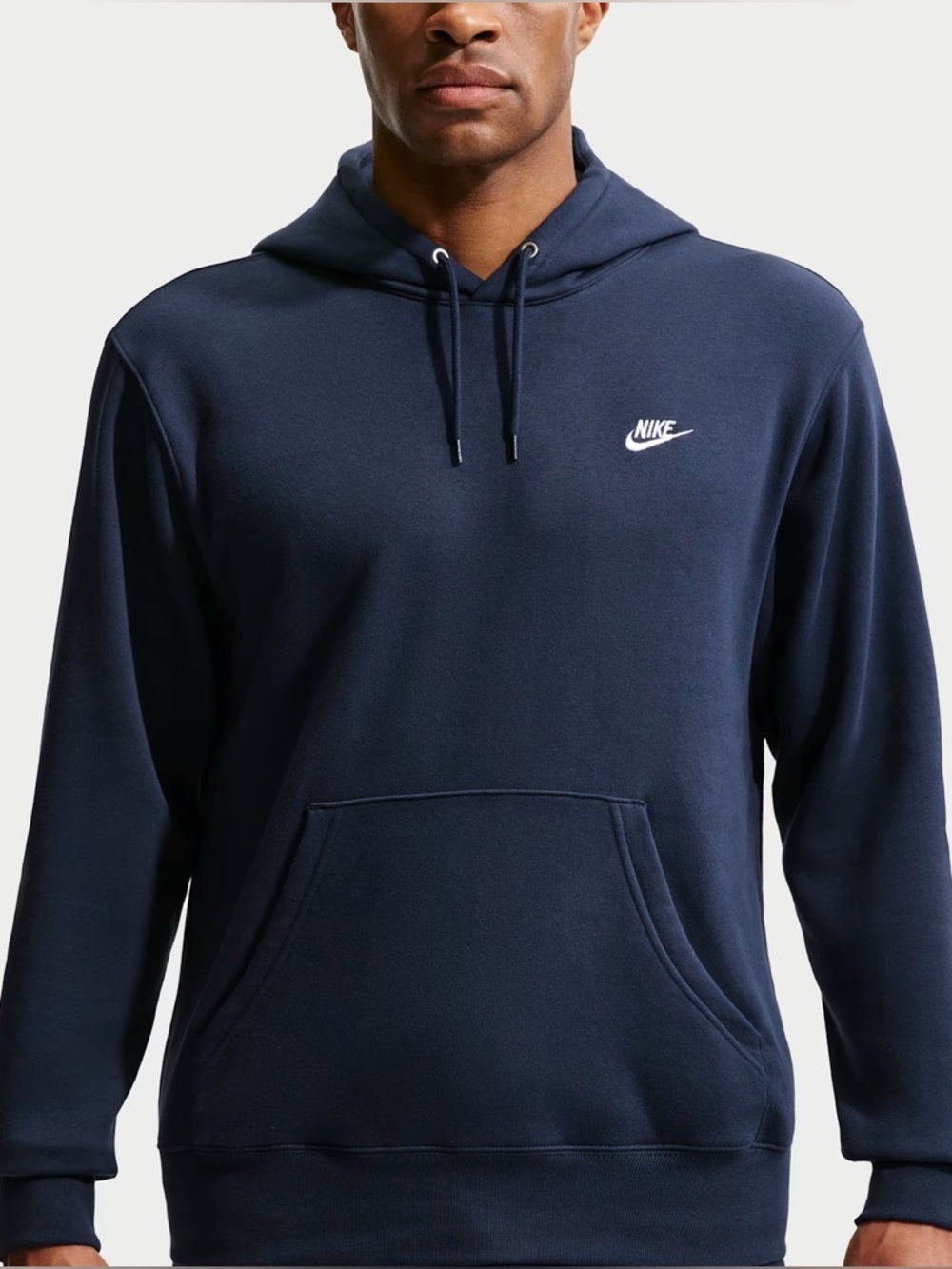 NEW!! Nike Navy Logo Pullover Hoodie size XL
